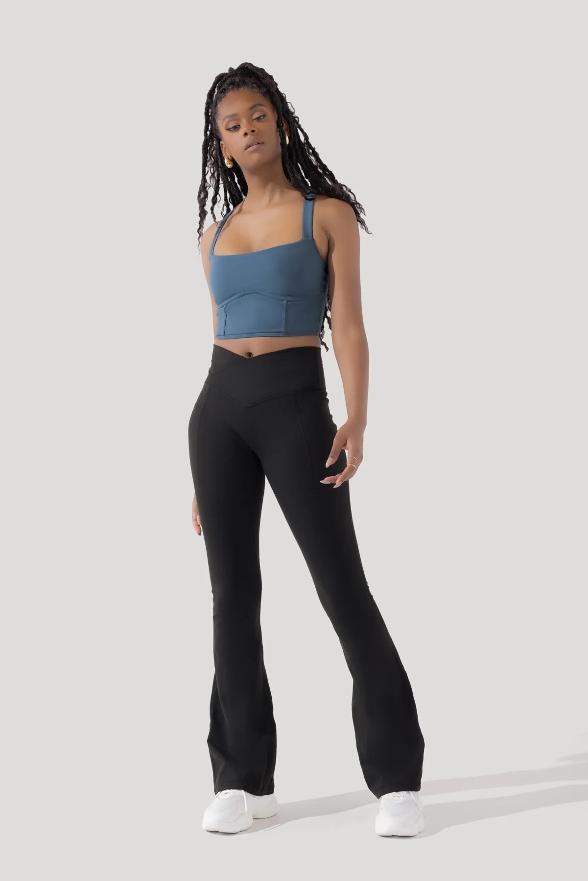 Crisscross Hourglass® Flared Leggings with Pockets